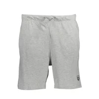 GIAN MARCO VENTURI Herren Shorts Grau AU00862-COSTANTE_GRIGIO_GREY-MELANGE, Größe XL