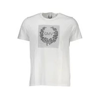 GIAN MARCO VENTURI Herren Kurzarm-T-Shirt Weiß AU00784-DANILO_BIANCO_WHITE, Größe M
