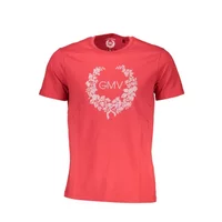 GIAN MARCO VENTURI Herren Kurzarm-T-Shirt Rot AU00783-ATTILIO_ROSSO_RED, Größe M