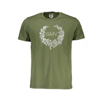 GIAN MARCO VENTURI Herren Kurzarm-T-Shirt Grün AU00783-ATTILIO_VERDE_MILITARY-GREEN, Größe M