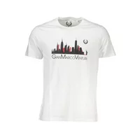 GIAN MARCO VENTURI Herren Kurzarm-T-Shirt Weiß AU00782-ALVARO_BIANCO_WHITE, Größe XL