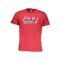 GIAN MARCO VENTURI Herren Kurzarm-T-Shirt Rot AU00781-ANGELO_ROSSO_RED, Größe M