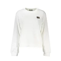 Cavalli Class Damen Langarm-Sweatshirt Weiß QXT67M-CF062_BIANCO_00053, Größe XL