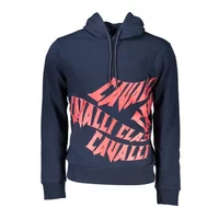 Cavalli Class Herren Langarm-Sweatshirt Blau QXT65A-CF062_BLU_04926, Größe XL