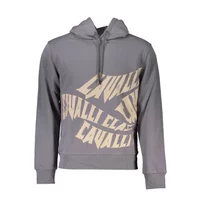 Cavalli Class Herren Langarm-Sweatshirt Grau QXT65A-CF062_GRIGIO_05001, Größe 2XL