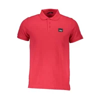 Cavalli Class Herren Kurzarm-Poloshirt Rot QXT64B-KB010_ROSSO_02000, Größe S