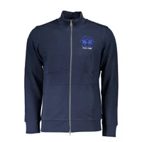 LA MARTINA Herren Langarm-Sweatshirt Blau XMF010-FP112_BLU_07017, Größe M