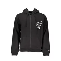 Tommy Hilfiger Herren Langarm-Sweatshirt Schwarz DM0DM17793_NERO_BDS, Größe S