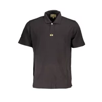 LA MARTINA Herren POLOHEMD Schwarz CCMP05JS259_NE09999, Größe S