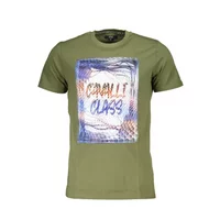 PlanetDeluxe 14% Rabatt auf Cavalli Class Grünes TShirt mit Logo Größe L