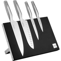 Sabatier Trompette Knivset m. Magnetisk Knivhållare - 5 aktier