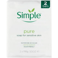 Simple Pure Sensitive Skin Tvål Twin Pack - 2 x 100 g