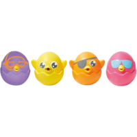 Tomy Toomies Hide & Squeak Baddjur - 4 st