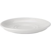 Utopia Pure White Double Well Saucers 150mm (Pack of 24)