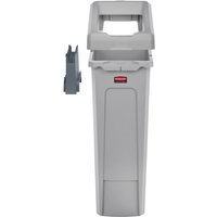 Rubbermaid Slim Jim Recycling Station Starter Kit 87Ltr
