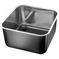 Combisteel AISI 304 Sink with Overflow - 250 mm Height
