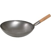 Matfer Bourgeat Steel Wok Wood Handle 350mm