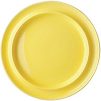 Olympia Heritage Raised Rim Plates Yellow 253mm (Pack of 4)