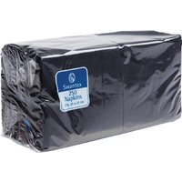 Swantex Cocktail Napkin Black 25x25cm 2ply 1/4 Fold (Pack of 2000)