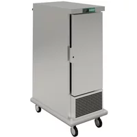 Emainox 12 Solid Door Slimline Mobile Refrigerated Holding Cabinet