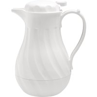 Olympia Insulated Swirl Jug White 2Ltr
