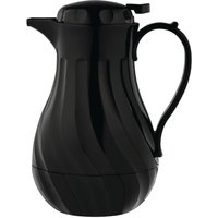 Olympia Insulated Swirl Jug Black 2Ltr