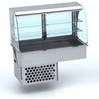 CombiSteel Drop-In Curved Refrigerated Display - ROLL UP 5/1