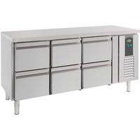 CombiSteel Counter 700 Refrigerator 6 Drawers