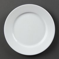 Olympia Whiteware Wide Rimmed Plates 202mm (Pack of 12)