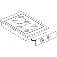 Giorik LPV6421D Drop In 2 Ring Ceramic Hob