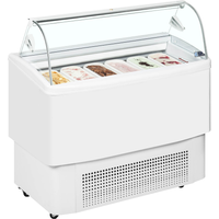 ISA FIJI 6 Ventilated Scoop Ice Cream Display