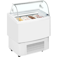 ISA FIJI 4 Ventilated Scoop Ice Cream Display