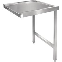 Vogue Pass Through Dishwash Table Right 600mm