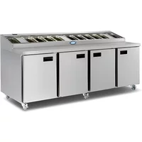 Foster FPS4HR/15-246 Refrigerated Stainless Steel Prep Counter, 570 Litres