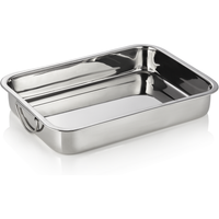 Cucina Roasting Pot/Tray 43 x 31 x 7 cm Chrome Nickel Steel