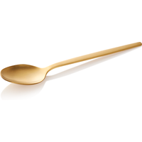 Alex Gold Menu Spoon Set, Gold Matt PVD Coating, Pack of 12