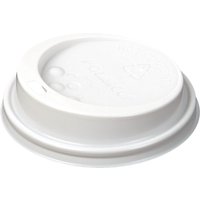 White Lid To Fit 225ml Huhtamaki Hot Cup (1000 Pack)