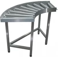 DC Rack Conveyor Tables - 90 Degree Roller Entry/exit Table