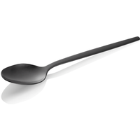 Alex Black Menu Spoon Set, Chrome Nickel Steel, Pack of 12