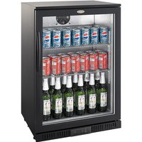 CombiSteel Backbar Cooler Black 1 Door