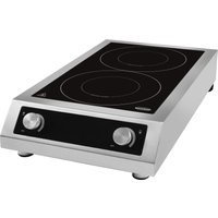 COUNTERTOP INDUCTION COOKING TOP 2 HOBS ONLY SUITABLE FOR INDUCTION PANS