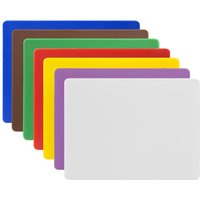 Hygiplas Low Density Chopping Board Set Small 305x229x12mm (Pack of 7)