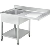 Chefs Range STD02D-146L1C 1400mm Dishwasher sink right hand drainer with mixer tap & waste fittings