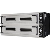 CombiSteel Large Pizza Oven Trays Double 2 x 9