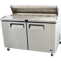 Atosa MSF8303GR Heavy Duty 2 Door Preparation Counter, 487 Litres