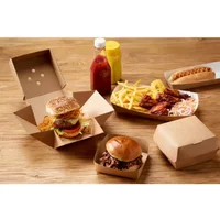 Corrugated Premium Burger Box X 100