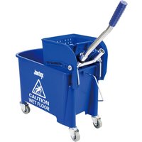 Jantex Kentucky Mop Bucket and Wringer 20Ltr Blue