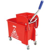 Jantex Kentucky Red Mop Bucket and Wringer 15L