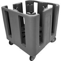 Cambro Compact Adjustable Dish Caddy Black