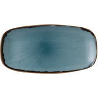 Dudson Harvest Oblong Chefs Plates Blue 298 x 153mm (12 Pack)